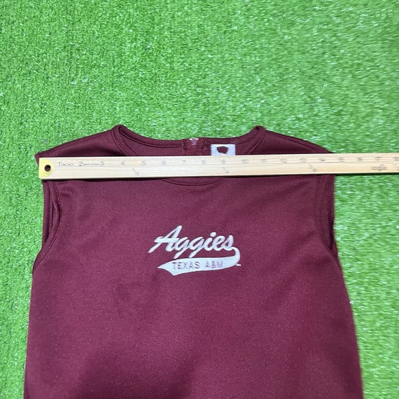 Vintage Texas A&M Dress Youth Md Aggie Cheerleader Outfit USA Made Embroider 80s - Picture 12 of 12